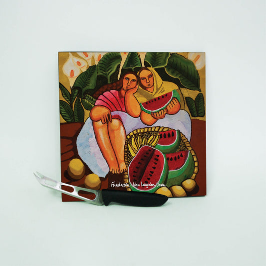 Tabla para quesos "Vendedora de Frutas"