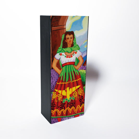 Caja con Botella de Tequila "China Poblana"