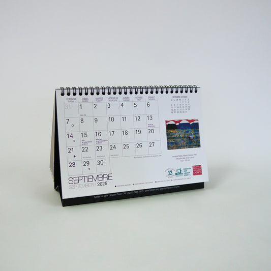 Calendario de escritorio 2025