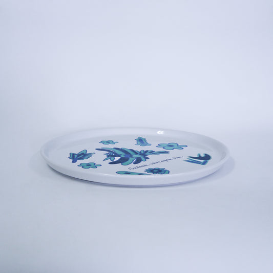 Plato base "Pájaro Tropical"