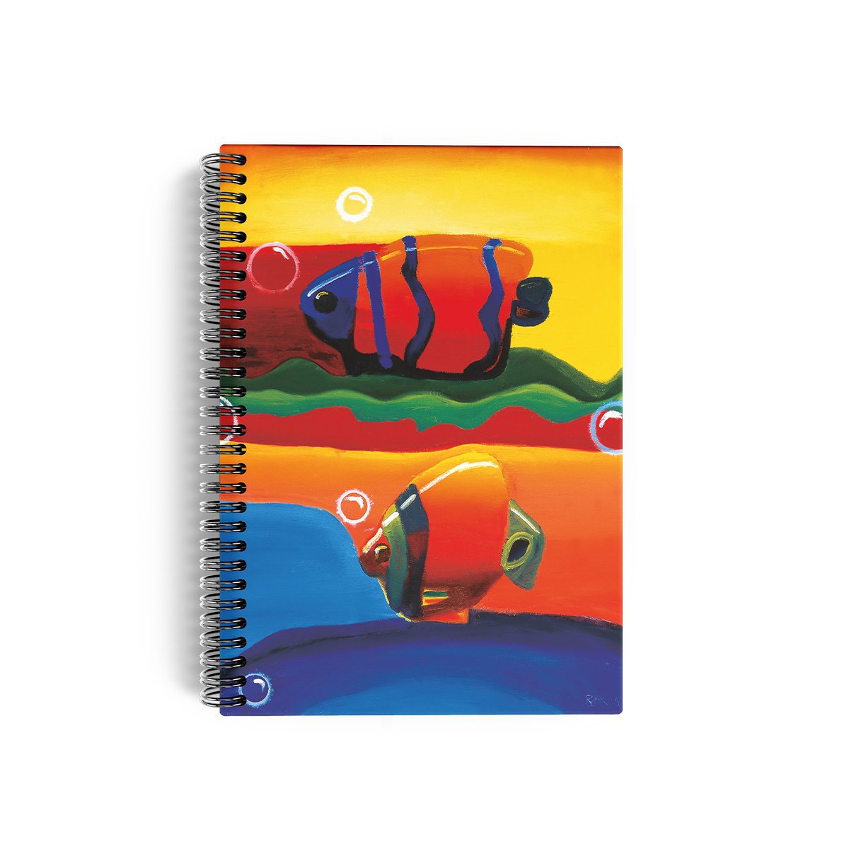 Libreta "Los peces saltan en el agua"