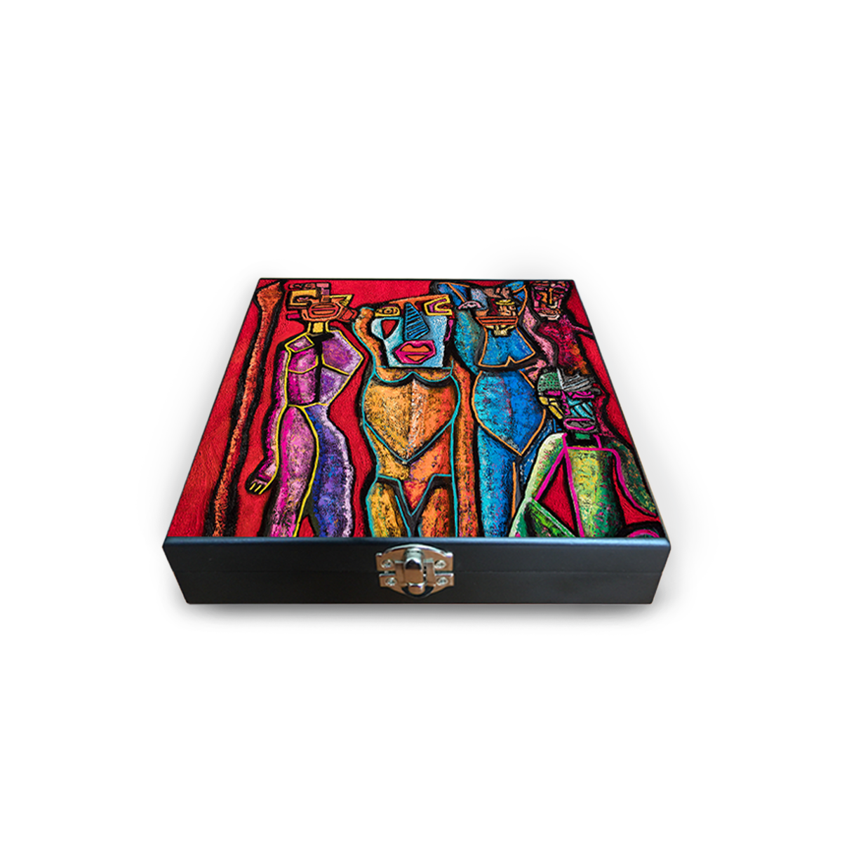 Set de vino "Máscaras de carnaval"