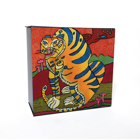 Caja mezcalera "Tigre"
