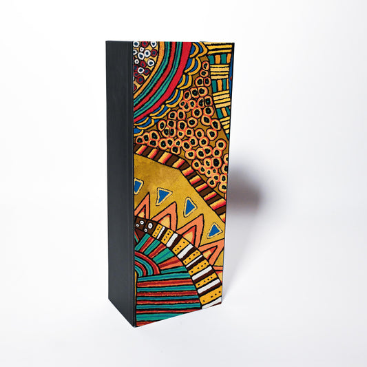 Caja con Botella de Tequila "Planetas"