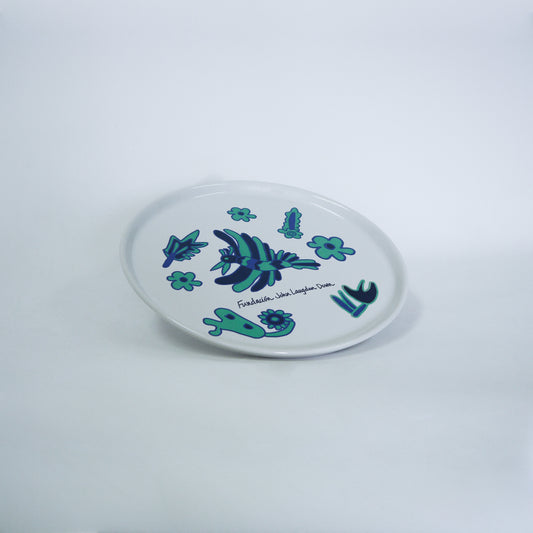 Plato base "Pájaro Tropical"