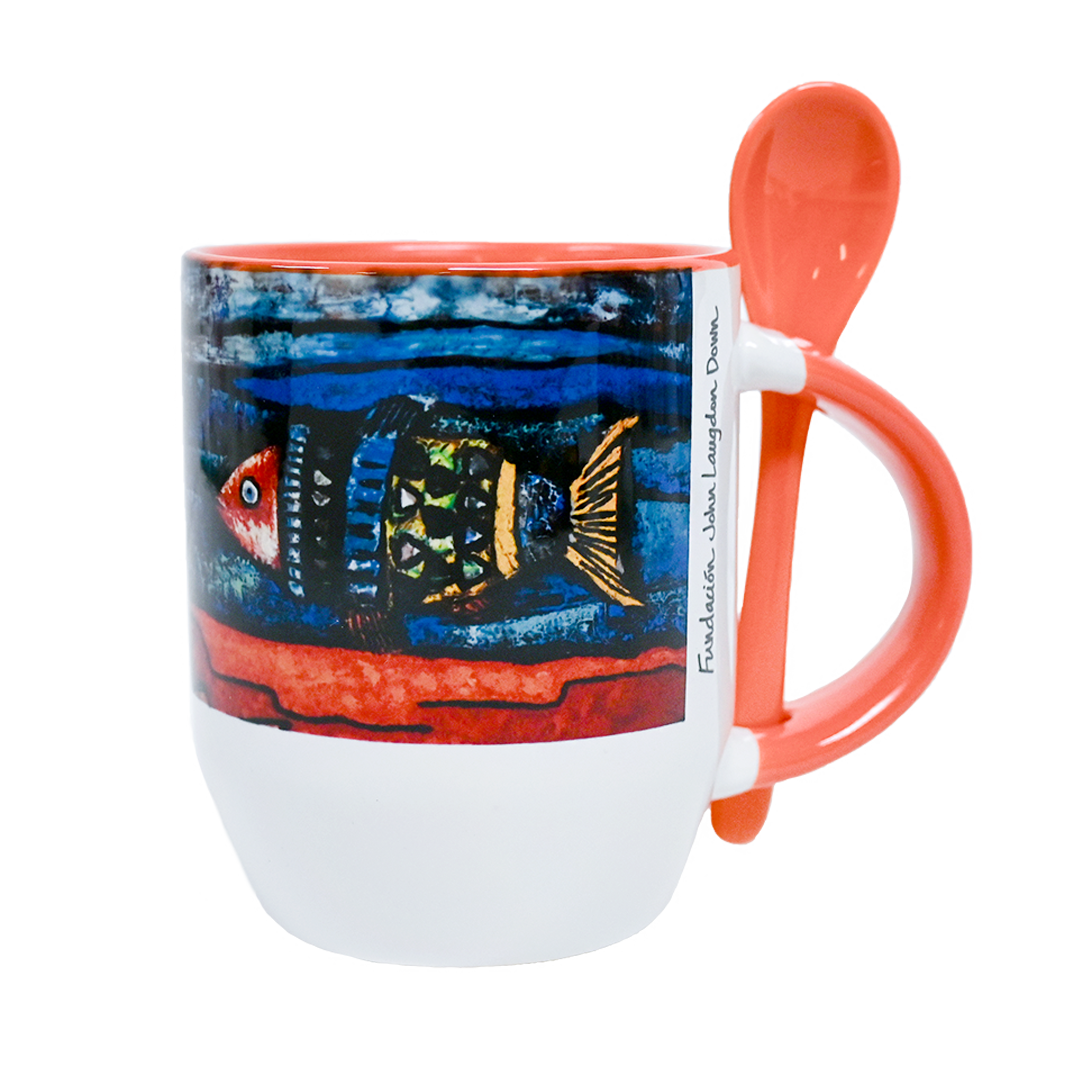 Taza de cerámica "Pez del Golfo"