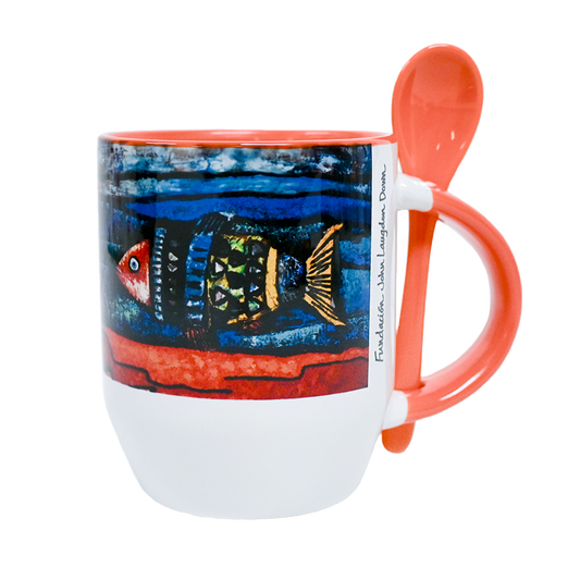 Taza de cerámica "Pez del Golfo"