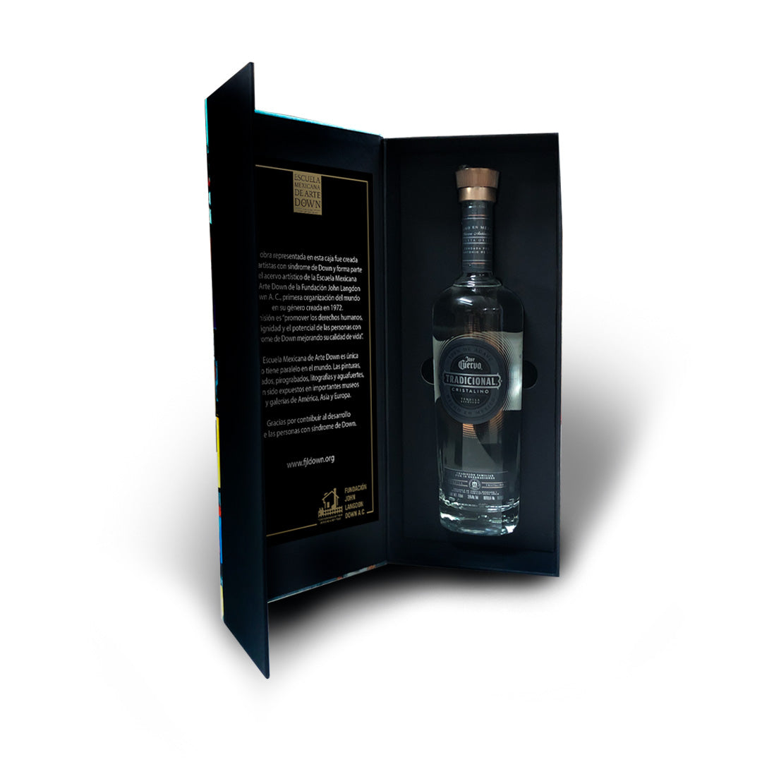 Caja con Botella de Tequila "Calles"